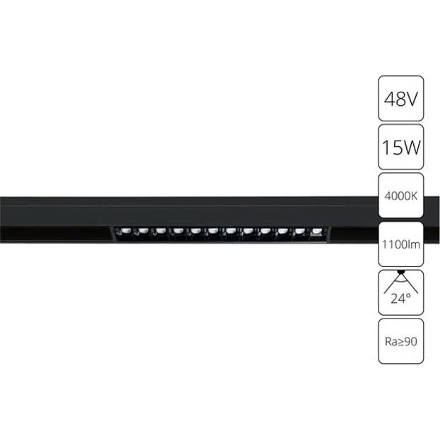 Трековый светильник Arte Lamp A4634PL-1BK 220V Linea