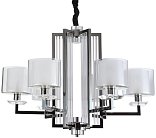 Люстра NEWPORT 4406+1/C black glossy