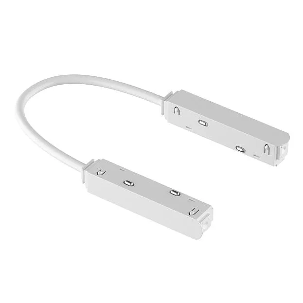 Токопроводящий гибкий соединитель 48V белый Lightstar 509156 Uno