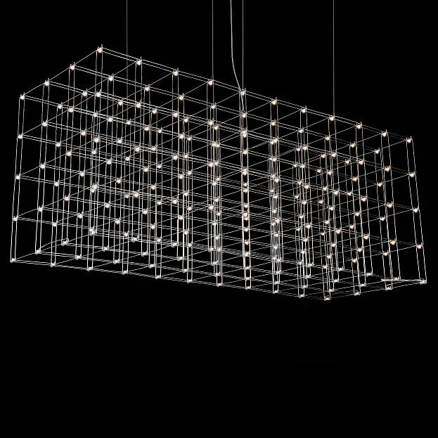 Подвесная Люстра Quasar Cosmos Square Led Pendant Light 80/80/200 By Imperiumloft 252290-22