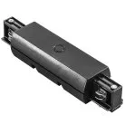 Соединитель трековый трехфазный BARRA большой прямой ЧЕРНЫЙ Lightstar 504187