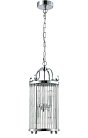 Подвесной светильник Crystal Lux TADEO SP4 D200 CHROME/TRANSPARENTE