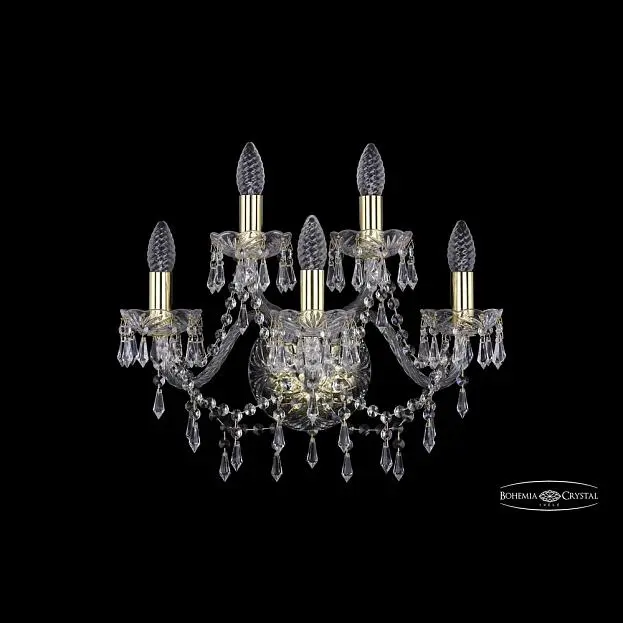 Бра хрустальный Bohemia 1403B/3+2/160 G Бра хрустальный Bohemia 1403B/3+2/160 G