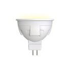 Лампочка светодиодная Uniel LED-JCDR 6W/WW/GU5.3/FR PLP01WH картон