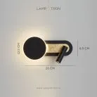 Бра MAC Цвет черный Lampatron mac-black 9009-25582