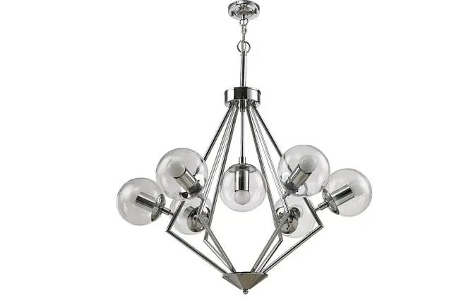 Люстра Crystal Lux FABRICIO SP7 CHROME/TRANSPARENTE Люстра Crystal Lux FABRICIO SP7 CHROME/TRANSPARENTE