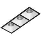 Встраиваемый светодиодный светильник Ledron RISE KIT 3 LED 4000K Black-White