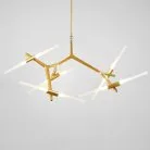 Люстра ANDES 10 плафонов. Цвет золото. Lampatron 662-5580