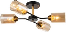 Потолочная люстра Escada 1131/4P Black/Gold Vertigo