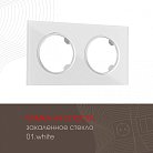 Рамка на 2 поста 502.01-2.white Arte Milano am