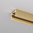 Трек, 2м, 48В DC, IP20, сатинированная латунь, алюминий Denkirs TR5716-SB SHINE BASE