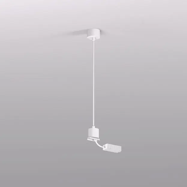 Подвод питания для подвесного монтажа трека SMART BASE, АС 220-240V, IP20, 5м, белый, алюминий Denkirs TR2124-WH SMART BASE Подвод питания для подвесного монтажа трека SMART BASE, АС 220-240V, IP20, 5м, белый, алюминий Denkirs TR2124-WH SMART BASE
