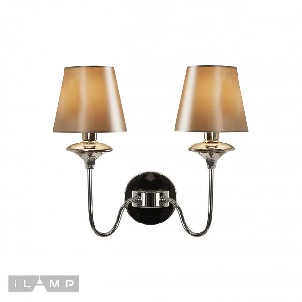 Бра iLamp W2406-2 Nickel Rolling