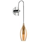 Бра PENTOLA 1х25W G9 ХРОМ/ЯНТАРЬ Lightstar 803523 PENTOLA