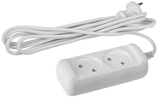 Розеточные блоки, удлинители ЭРА U-2-5m-2x1