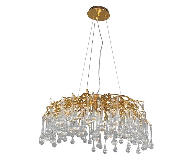 Люстра золотой Kink Light 07870-60,33 Вилора Люстра золотой Kink Light 07870-60,33 Вилора