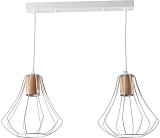 Подвесной cветильник Imex MD.9052-2-P-WH+WOOD