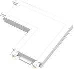Соединитель Imex IL.0007.3001 WH UT25