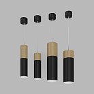 Подвесной (накладной) светодиодный светильник Ledron SLC7391/7W-PS Black-White