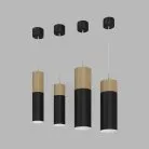 Подвесной (накладной) светодиодный светильник Ledron SLC7391/7W-PS Black-White