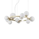 Подвесной светильник Ideal Lux 283807 PERLAGE SP11 OTTONE SATINATO