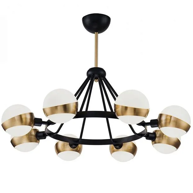 Подвесная люстра Hold Ball Brass Chandelier 8 ImperiumLoft 143875-22 40.2457