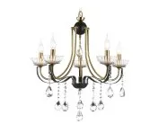 Подвесная люстра Ambrella light TR4952/5 BK/GD/CL