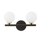 Бра Lumina Deco LDW 6033-2 BK+F.GD Marsiada
