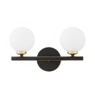 Бра Lumina Deco LDW 6033-2 BK+F.GD Marsiada