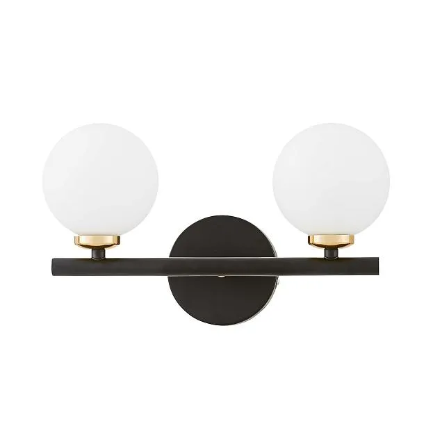 Бра Lumina Deco LDW 6033-2 BK+F.GD Marsiada Бра Lumina Deco LDW 6033-2 BK+F.GD Marsiada