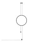 Подвесной светодиодный светильник Ledron Ring AP1-L BK ECLIPSE