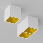 Накладной светодиодный светильник Ledron KUBING White-Gold