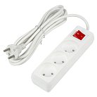 Розеточные блоки, удлинители Uniel S-CU3-3B WHITE Ultra