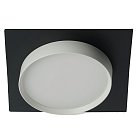 Светильник встраиваемый  Feron 51360 DL506 потолочный GX53 черный + белый квадрат