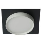Светильник встраиваемый  Feron 51360 DL506 потолочный GX53 черный + белый квадрат