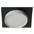 Светильник встраиваемый  Feron 51360 DL506 потолочный GX53 черный + белый квадрат