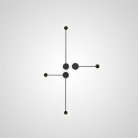 Бра DOTS SLIM Комбинация S+M+L. Цвет черный Lampatron 3170-23502