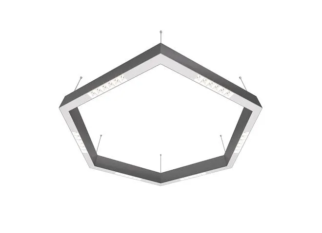 Подвесной светодиодный светильник 0,9м 36Вт 34° Donolux dl18515s111а36.34.900ww Eye-hex Подвесной светодиодный светильник 0,9м 36Вт 34° Donolux dl18515s111а36.34.900ww Eye-hex