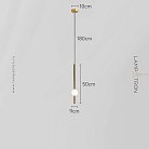 Подвесной светильник WAND VRT Модель A. Цвет латунь. Размер S Lampatron wand-vrt-a-brass-s 8625-24073
