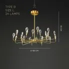 Люстра GLORIOLE UP Тип B. Размер L. 24 LED Lampatron gloriole-up-b-l 9129-26011