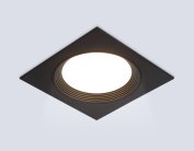 Встраиваемый светильник Ambrella light TN51804 BK черный GX53 max 15W 110*110*23
