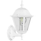 Светильник садово-парковый четырехгранный на стену вверх 100W E27 230V белый Feron 11023 4201/PL4201