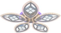 Потолочная люстра Escada 10216/5LED BL Algol