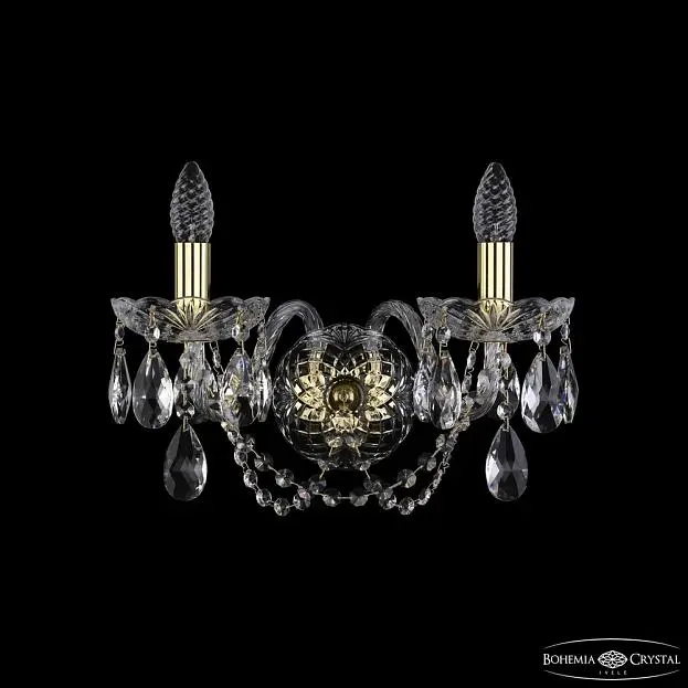 Бра хрустальный Bohemia 1402B/2/160/XL G Бра хрустальный Bohemia 1402B/2/160/XL G