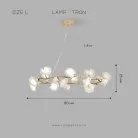 Кольцевые люстры и светильники JULY BLOSS Size L Lampatron july-bloss-l 9133-26029