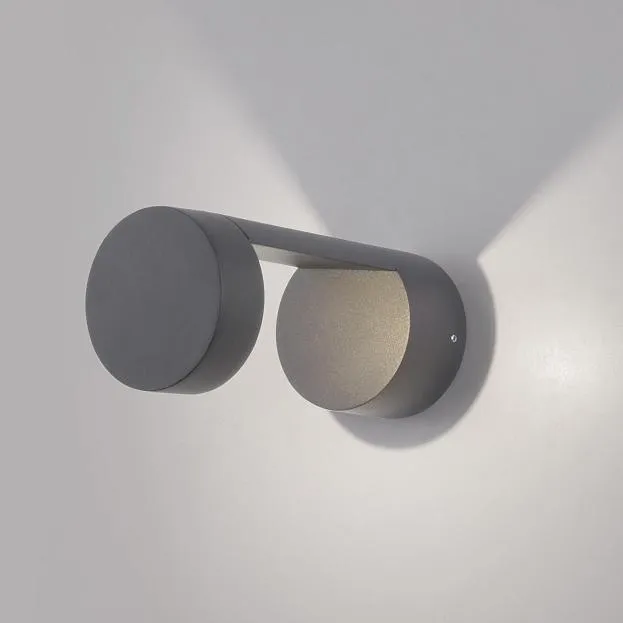 Уличный настенный светильник Elektrostandard 1540 TECHNO LED серый Nimbus a053452 Уличный настенный светильник Elektrostandard 1540 TECHNO LED серый Nimbus a053452