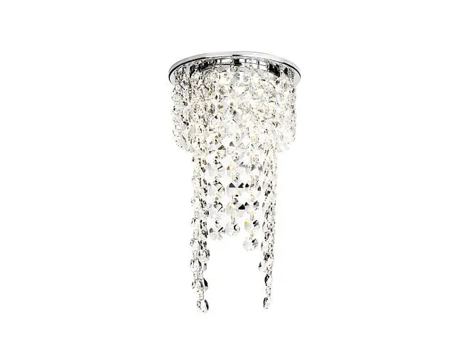 Встраиваемый точечный светильник Ambrella light K2071 CH/CL Crystal Spot Встраиваемый точечный светильник Ambrella light K2071 CH/CL Crystal Spot