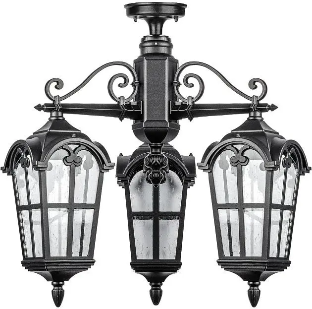 Потолочный светильник уличный Oasis Light 86170A/3 02 Bl PORTO Потолочный светильник уличный Oasis Light 86170A/3 02 Bl PORTO