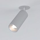 Встраиваемый светильник Elektrostandard 25052/LED серебряный Diffe a058172