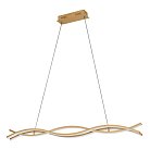 Светодиодный подвес 35W(LED), H1200, сталь, алюминий, светло-коричн/ пластик, белый, 3000K, 5300lm Eglo 901106 LASANA 4